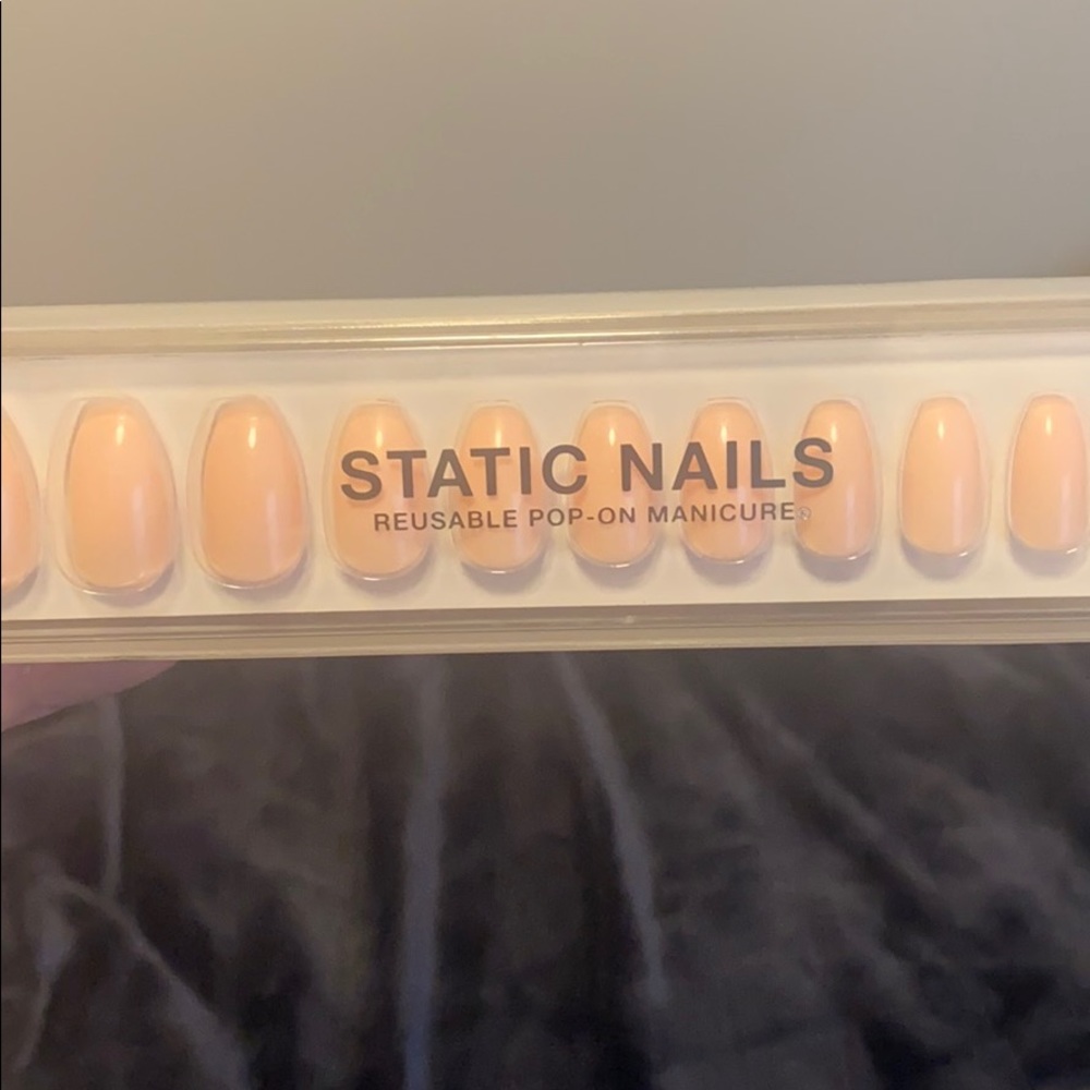 Static nails reusable press on manicure